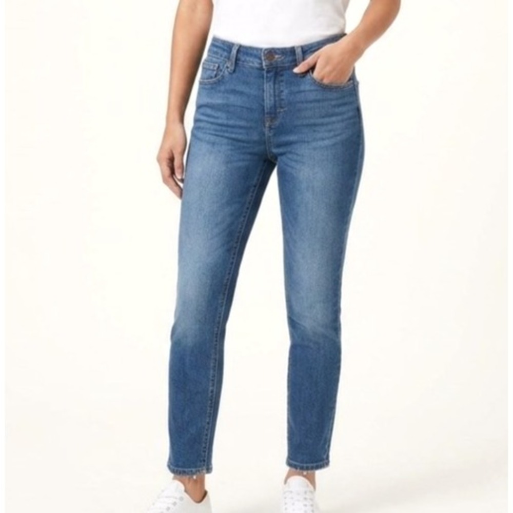 BANANA REPUBLIC PETITE Stretch GIRLFRIEND MID-RISE 5-Pockets DENIM JEANS Sz 6/28